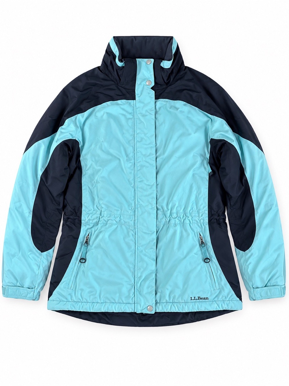 L.L. Bean Vintage 90’s PrimaLoft Insulated Ski Jacket Winter Parka Blue Black L